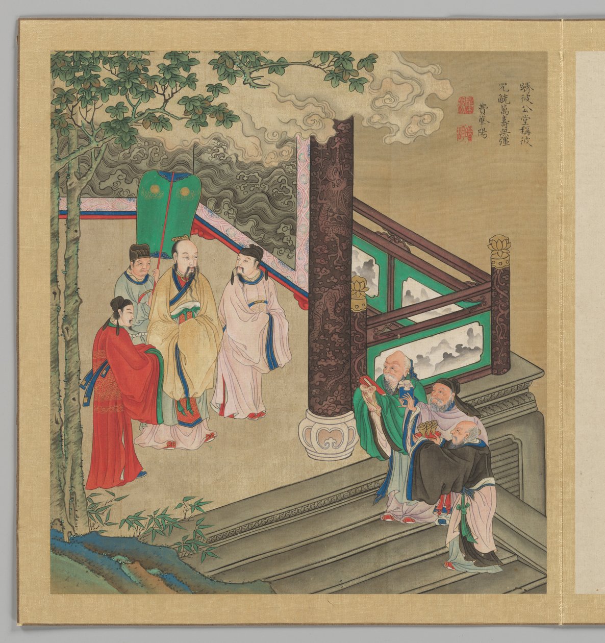 Odes of the State of Bin: The Seventh Month by Fei Qinghu (fl.late18th-early 19th century)