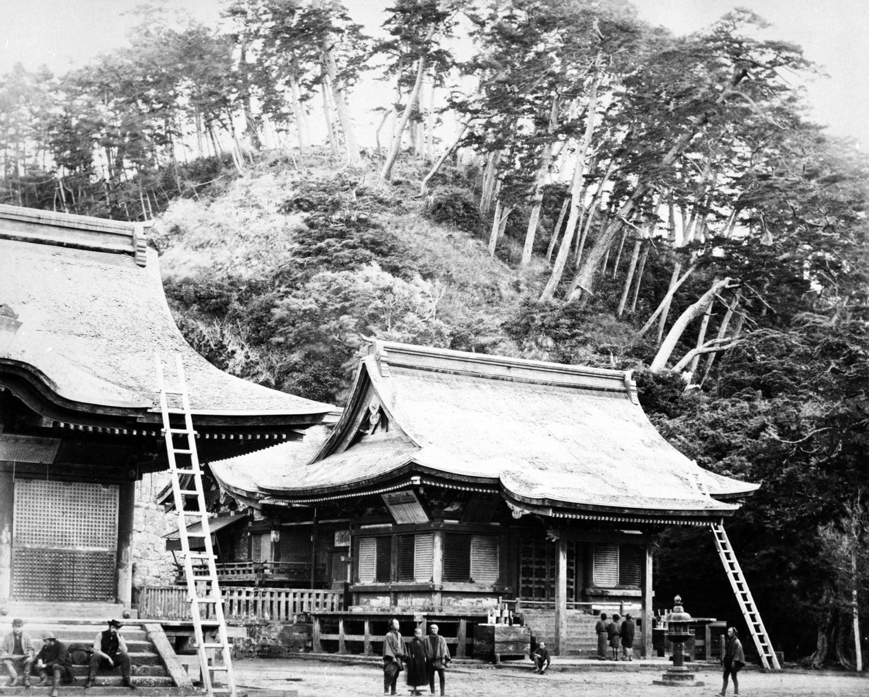 A Kamakura Temple by Felice Beato