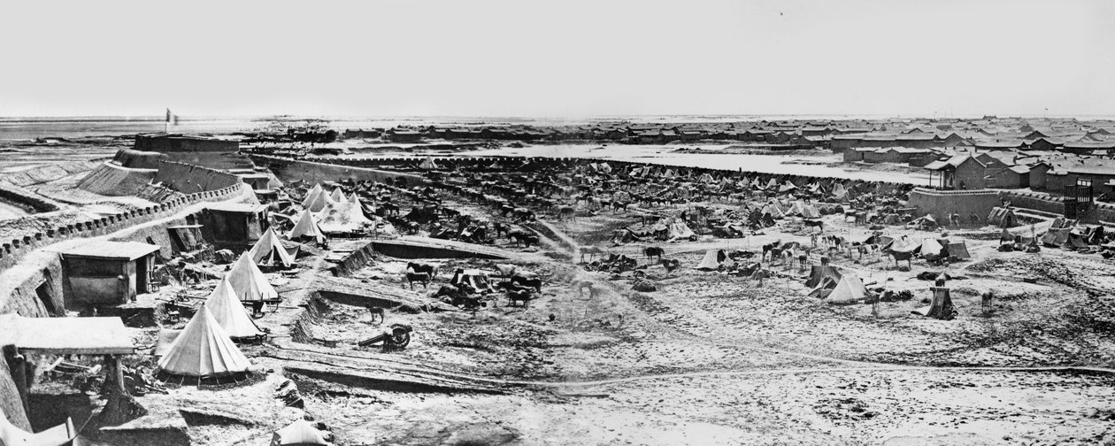 British Encampment at the Taku Forts, China by Felice Beato