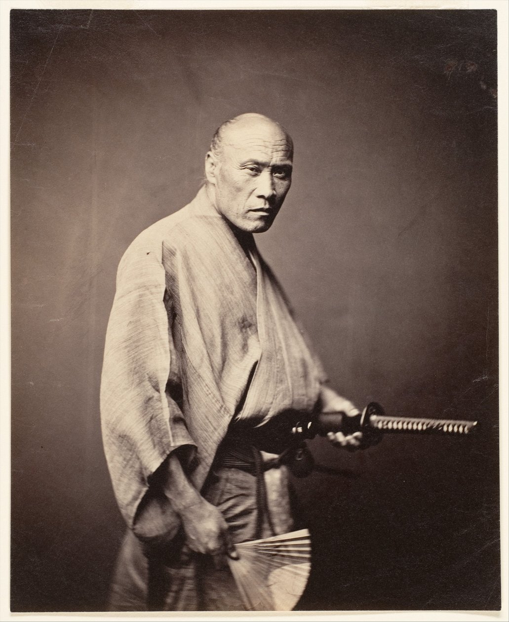 Samurai, Yokohama by Felice (1825 c.1908) Beato