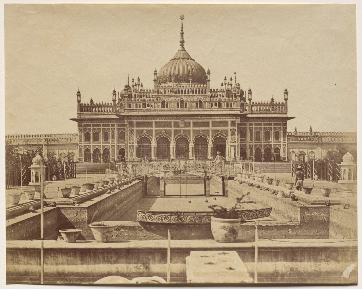 The Hoseinabad Emambara and the Tomb of Mahomed Ally Khan by Felice A. Beato