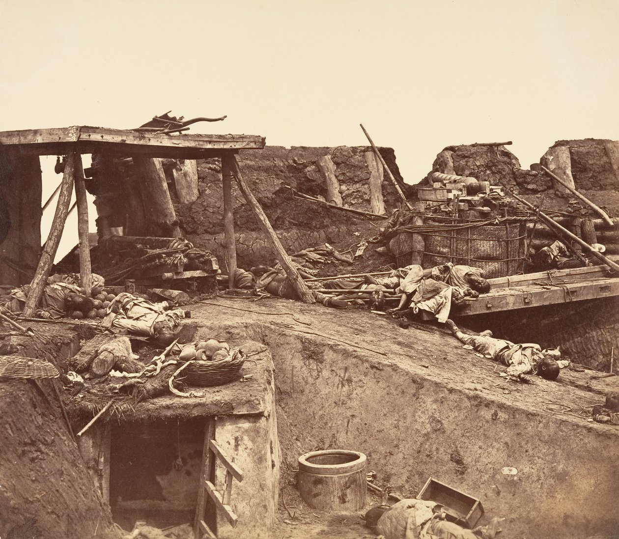 After the Capture of the Taku Forts, 1860 by Felice Beato