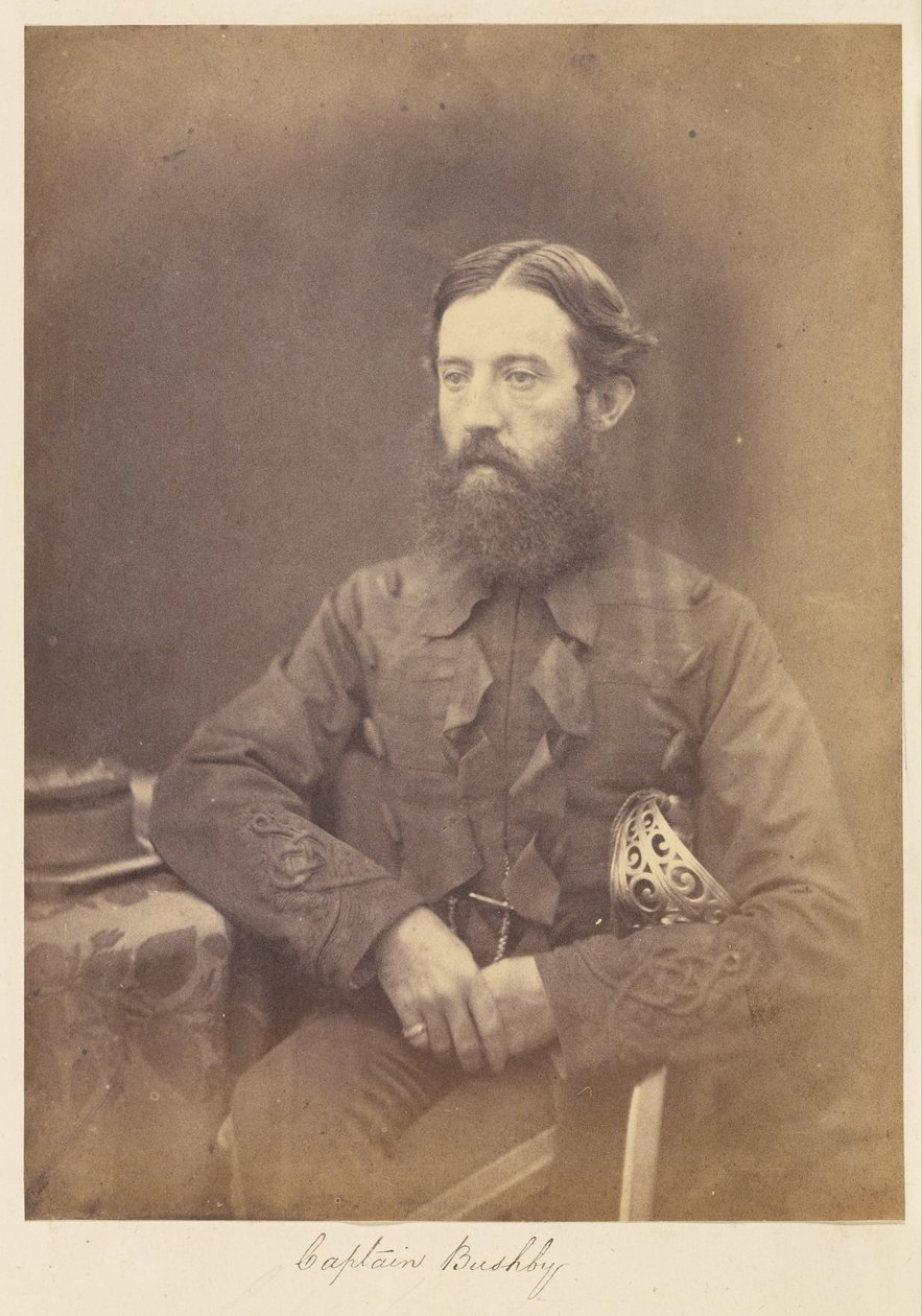 Captain Bushby by Felice Beato