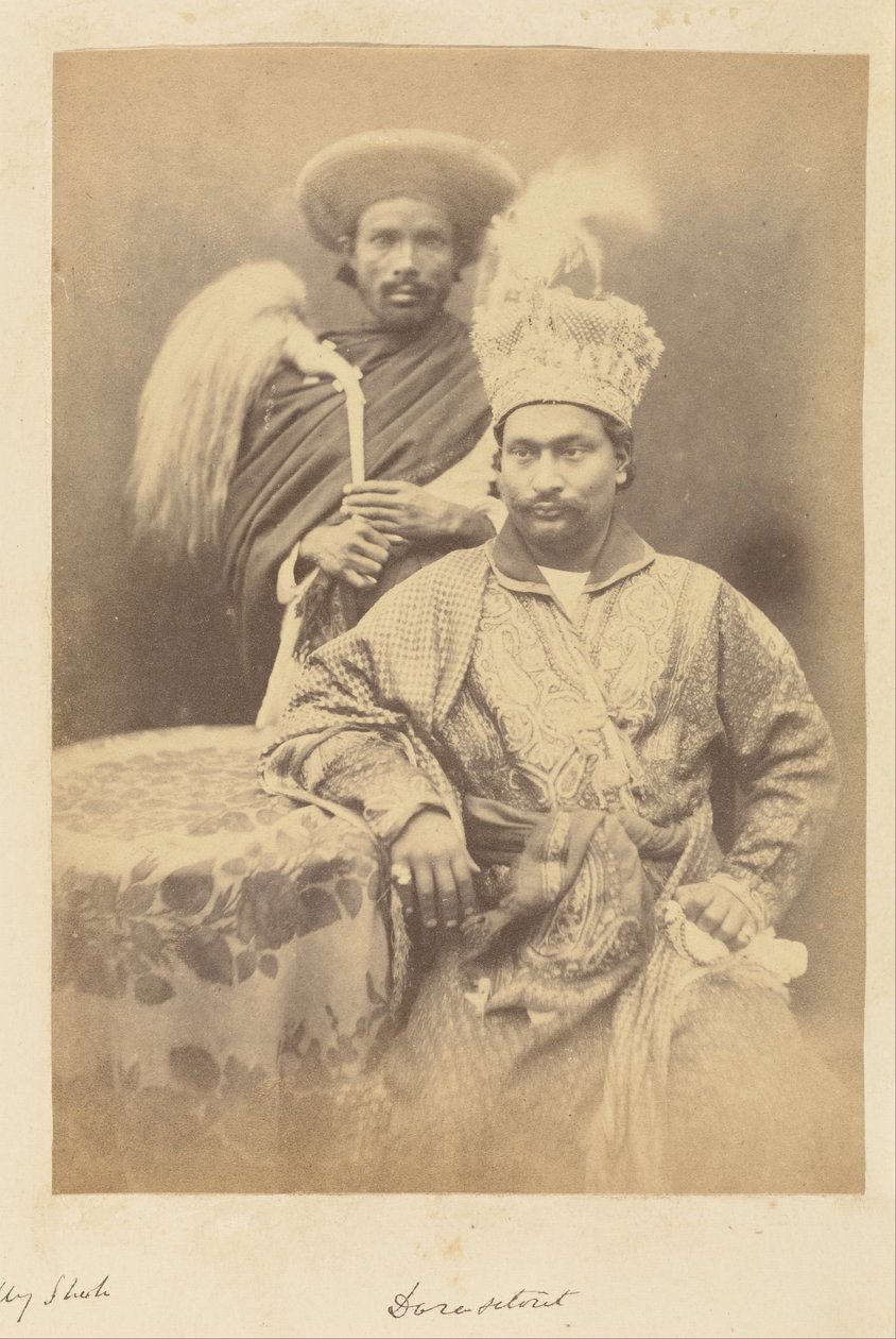 Doresetoter, Son of Umjud Ally Shah, and His Servant by Felice Beato