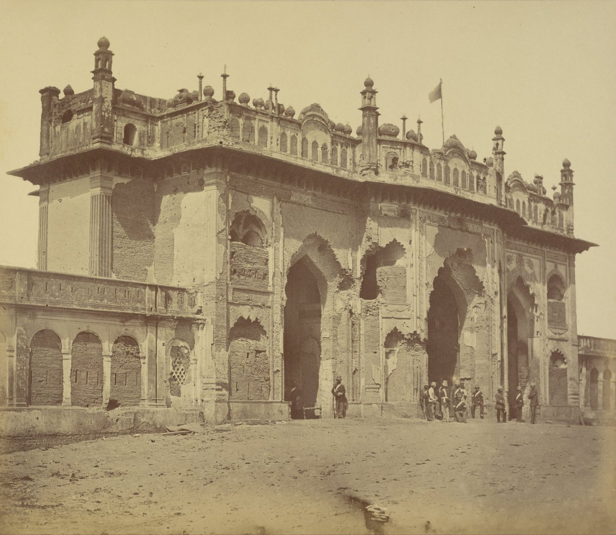 Gate of Senah Iaman Bari by Felice Beato: Fine art print