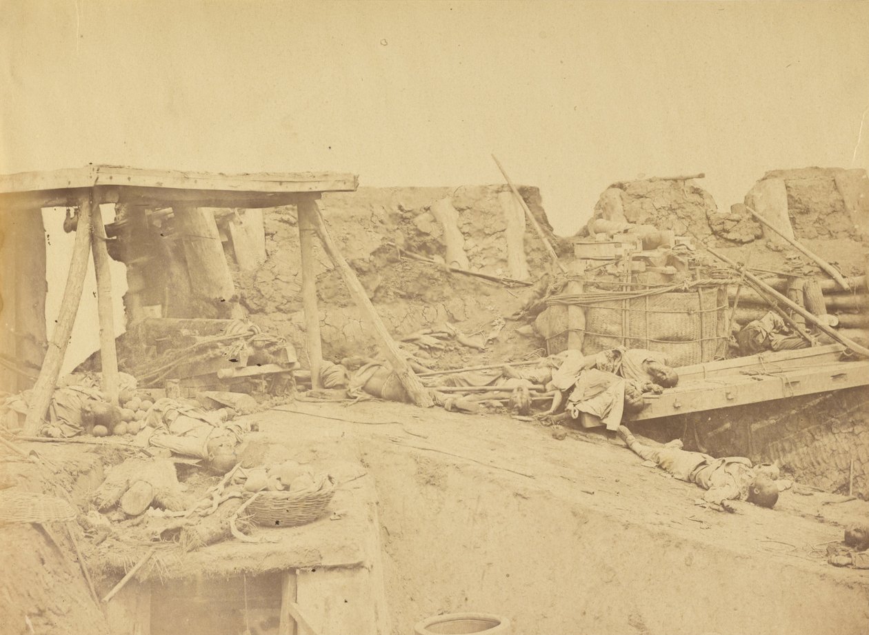Interior of the British Entrance, North Fort August 21, 1860 by Felice Beato