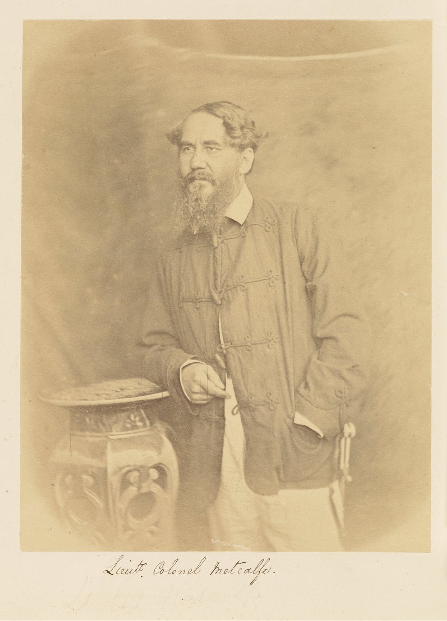 Lieutenant-Colonel Metcalfe by Felice Beato