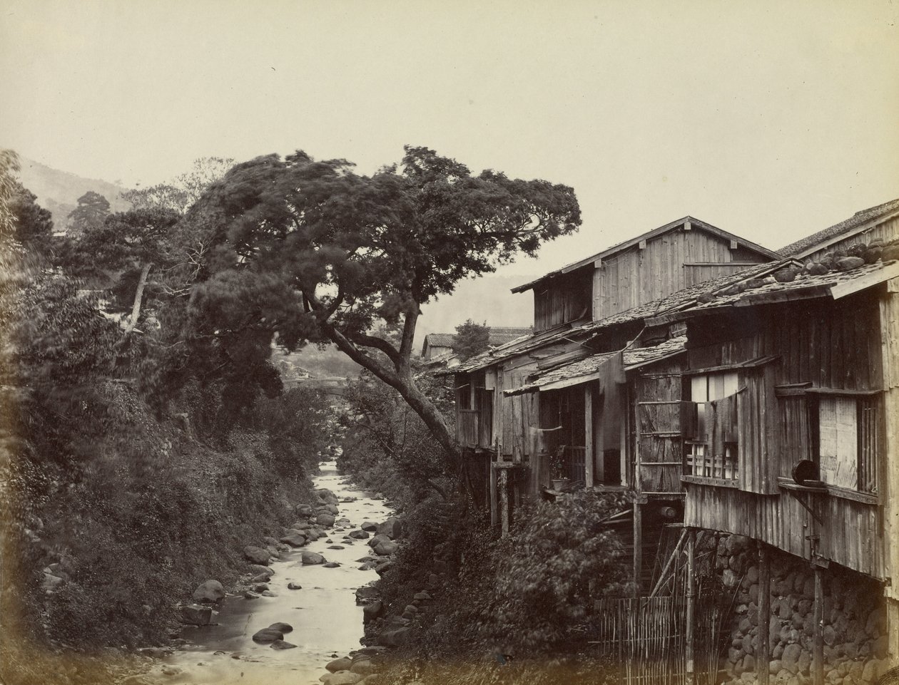 Native Town of Nagasaki by Felice Beato