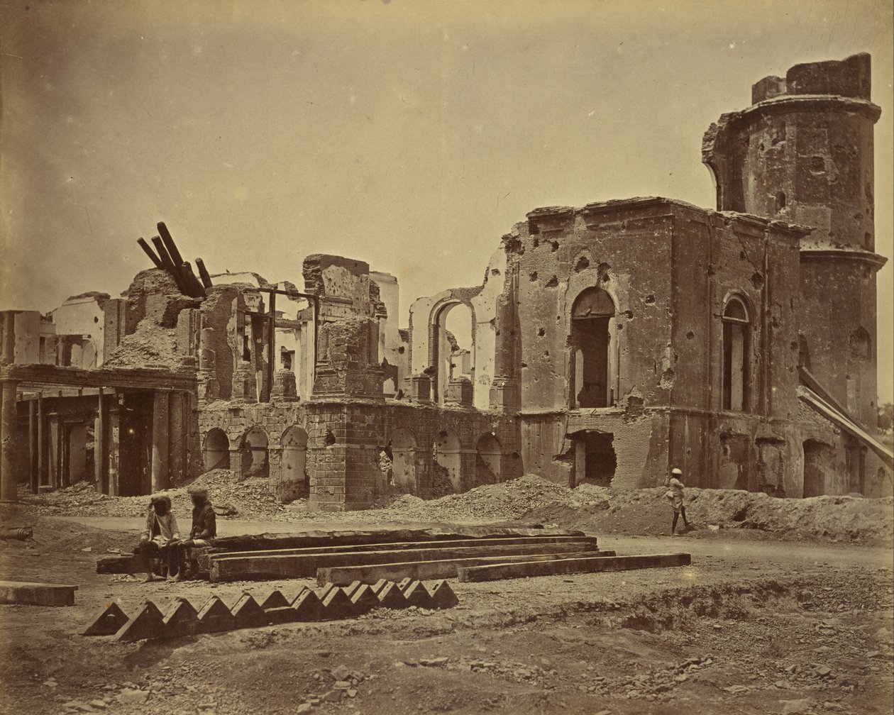 Ruins of the Residency by Felice Beato