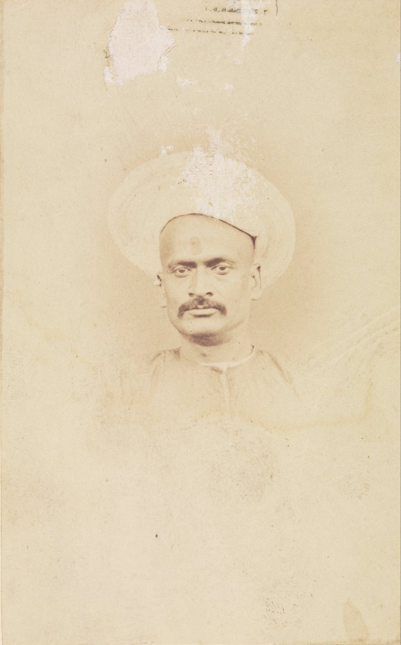 Sir Dinkur Rao, Chief Minister of the Maharaja of Gwalior by Felice Beato