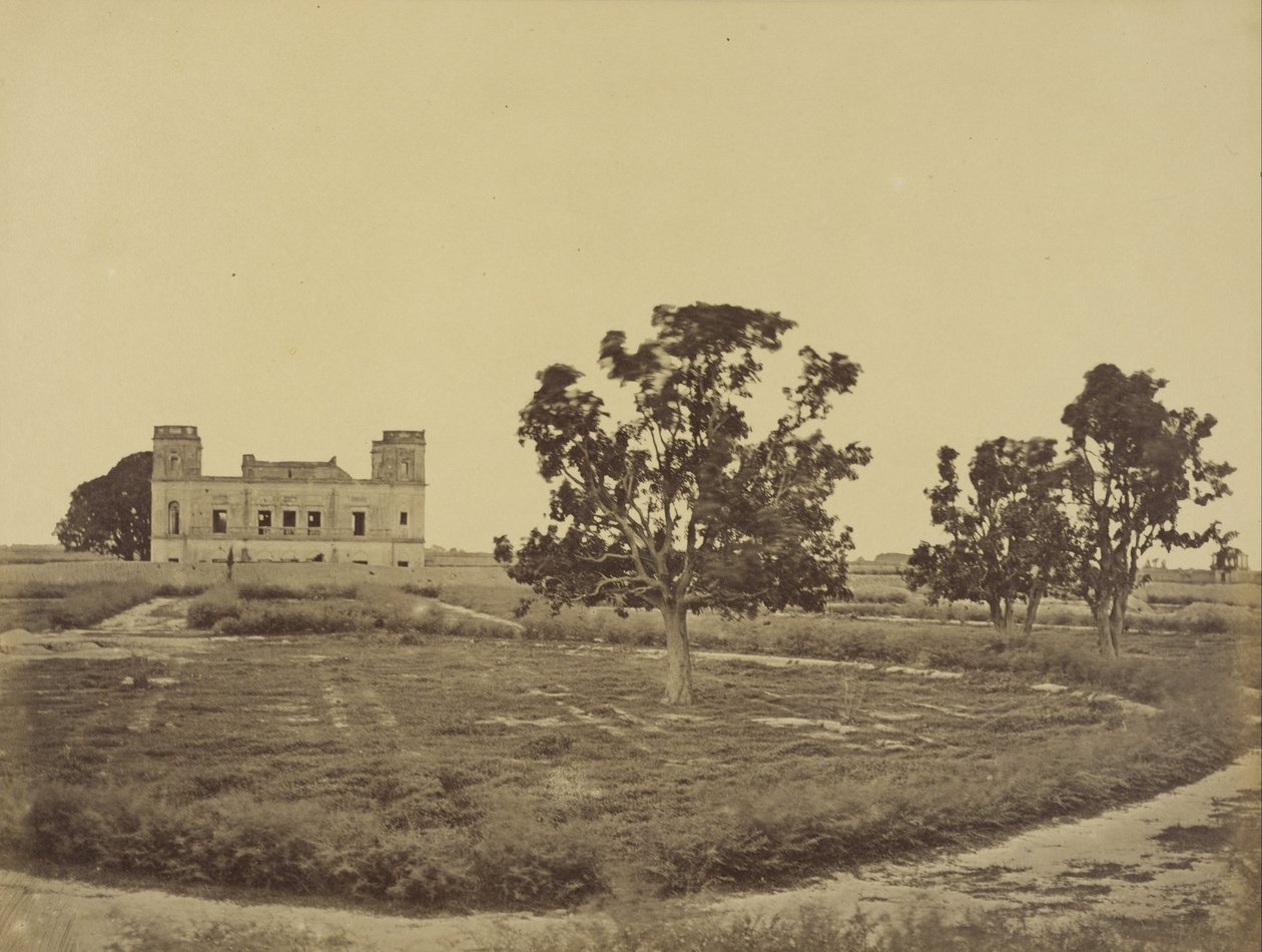The Alambagh after the Evacuation of the Residency by Felice Beato