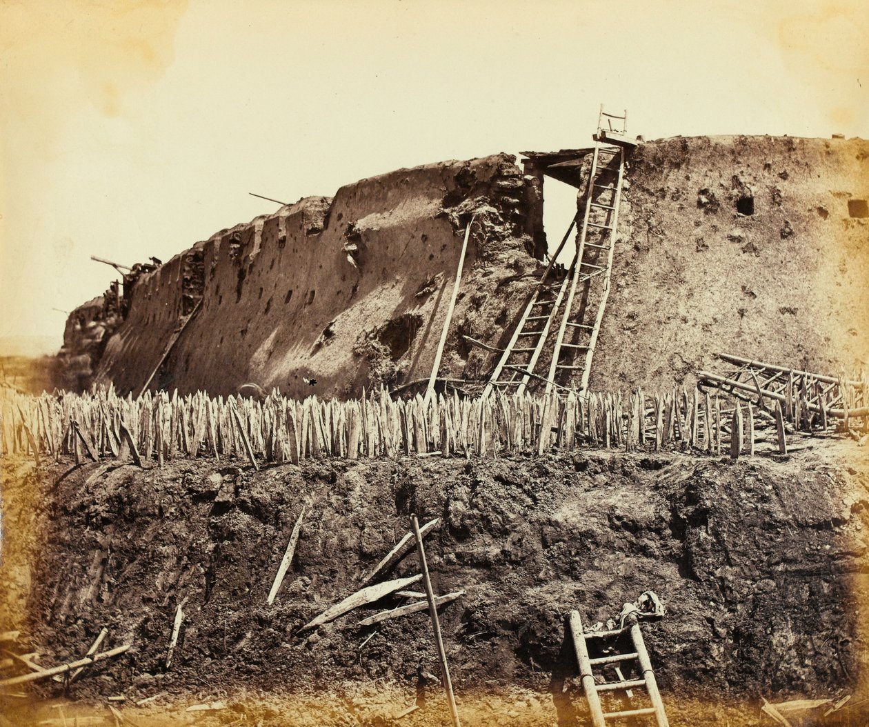 The North Taku Fort, China, 1860 by Felice Beato