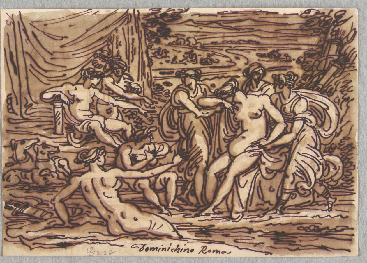 Diana and Callisto, After Domenichino by Felice Giani