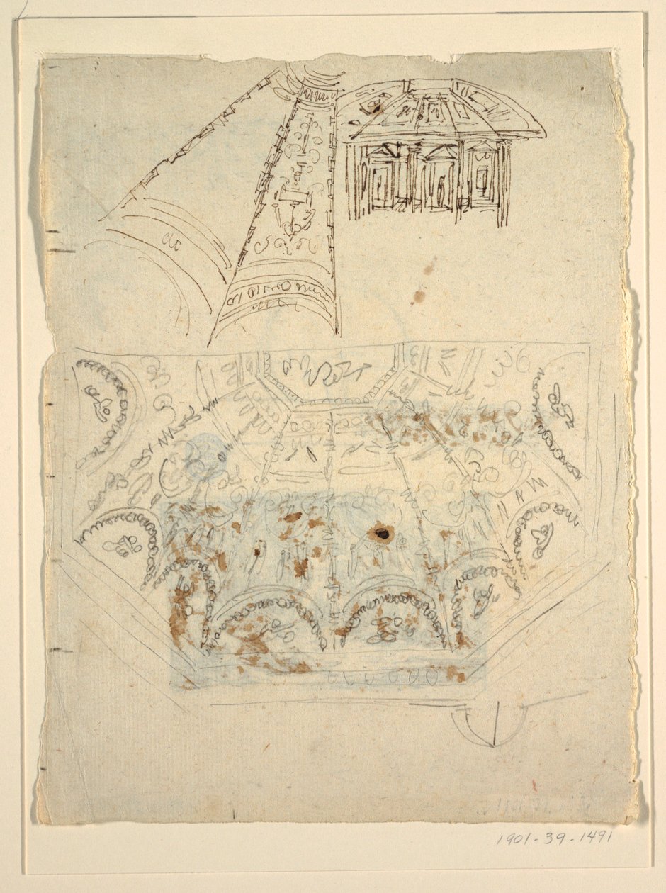 Study for the Sala di Apollo, Palazzo Milzetti, Faenza by Felice Giani