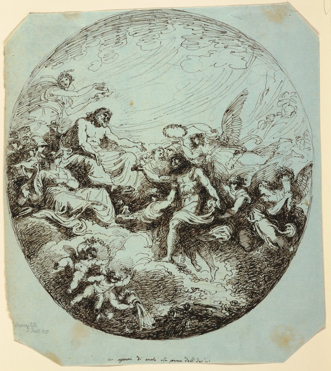 The Apotheosis of Hercules, Palazzo Gessi, Faenza by Felice Giani