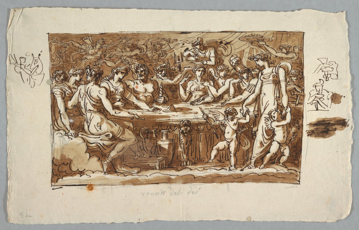 The Feast of the Gods by Felice Giani