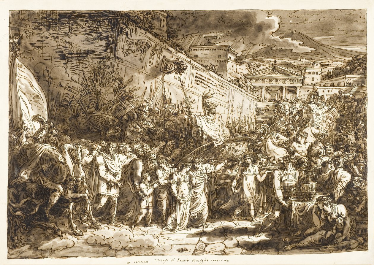 The Triumph of Paulus Emilius by Felice Giani
