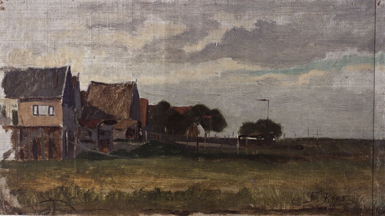 Landscape in Sweden by Félicien Rops