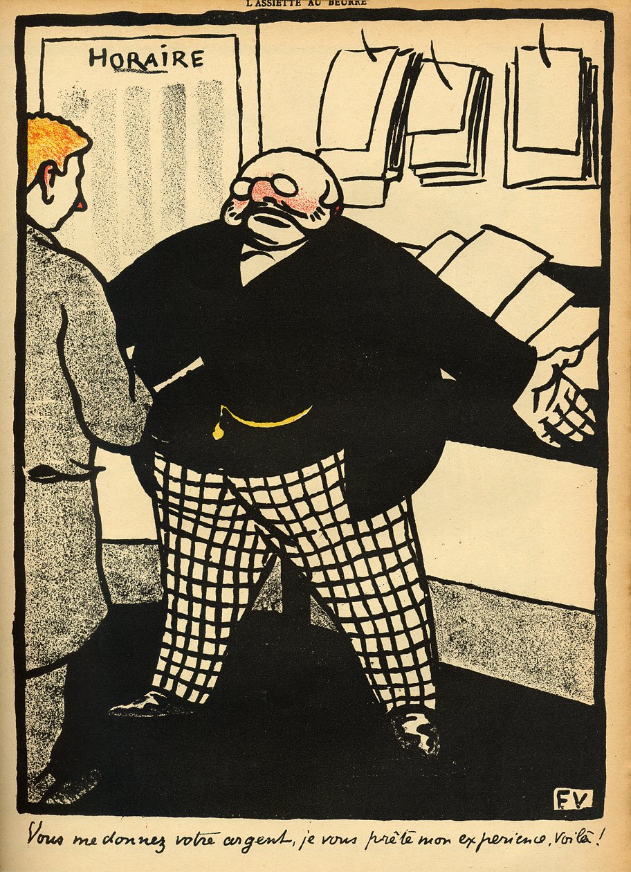 A business man and his client, from 