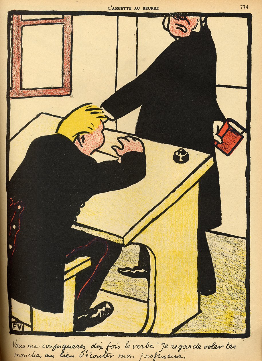 A Teacher Reprimands His Pupil, from 