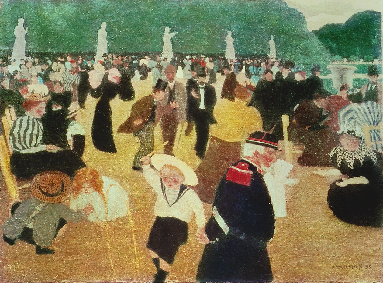 The Luxembourg Gardens by Felix Edouard Vallotton