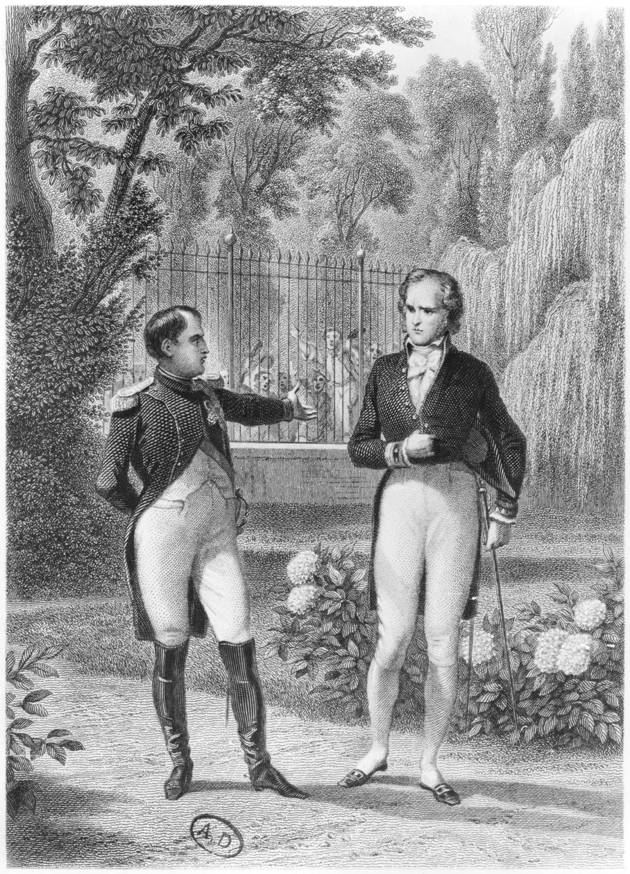 Meeting Between Napoleon I and Benjamin Constant de Rebecque from 
