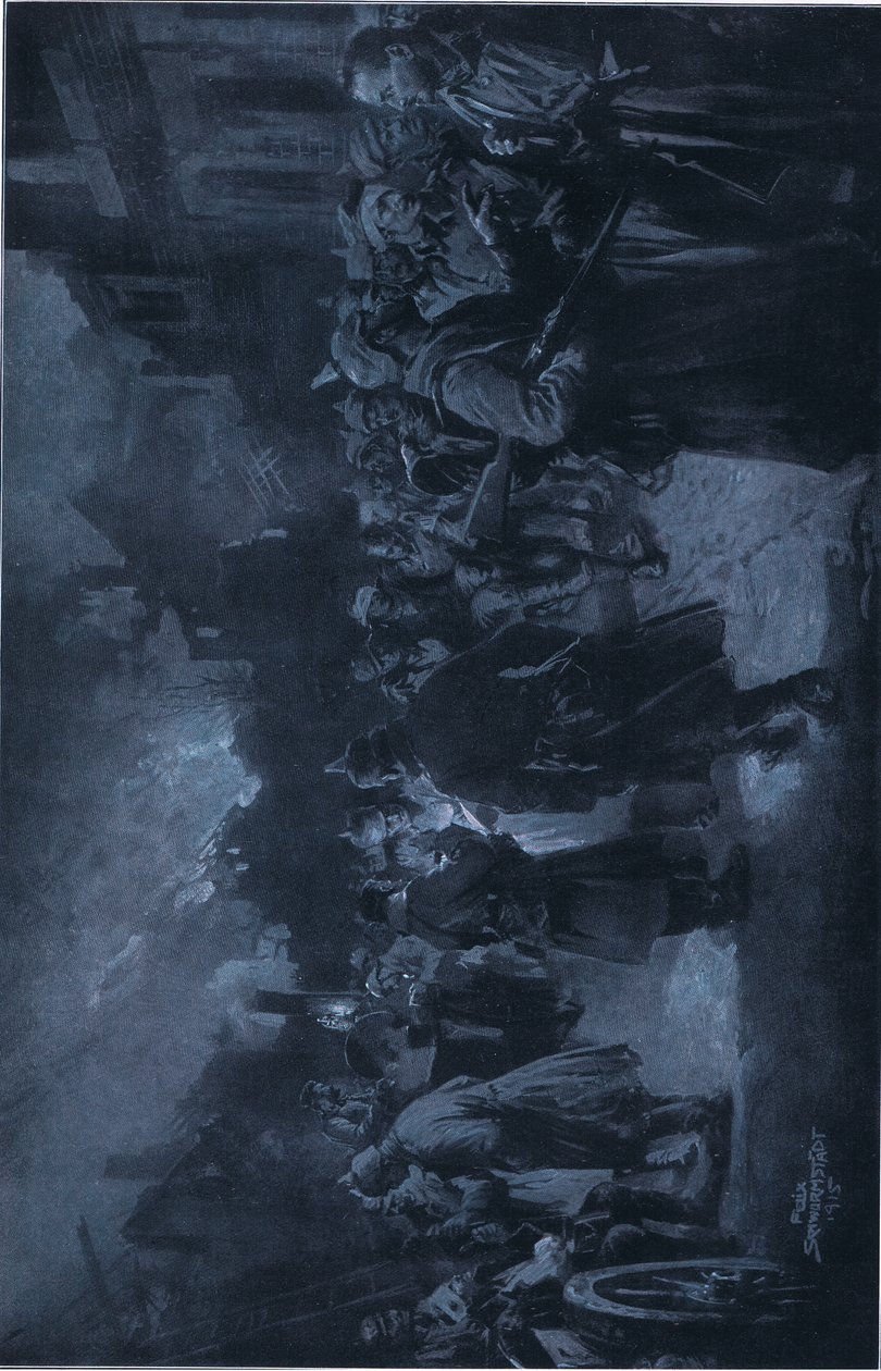 A break in the fighting, from Hindenburg published by Daterlandijrcher Derlag & H Weller Berlin by Felix (after) Schwormstadt