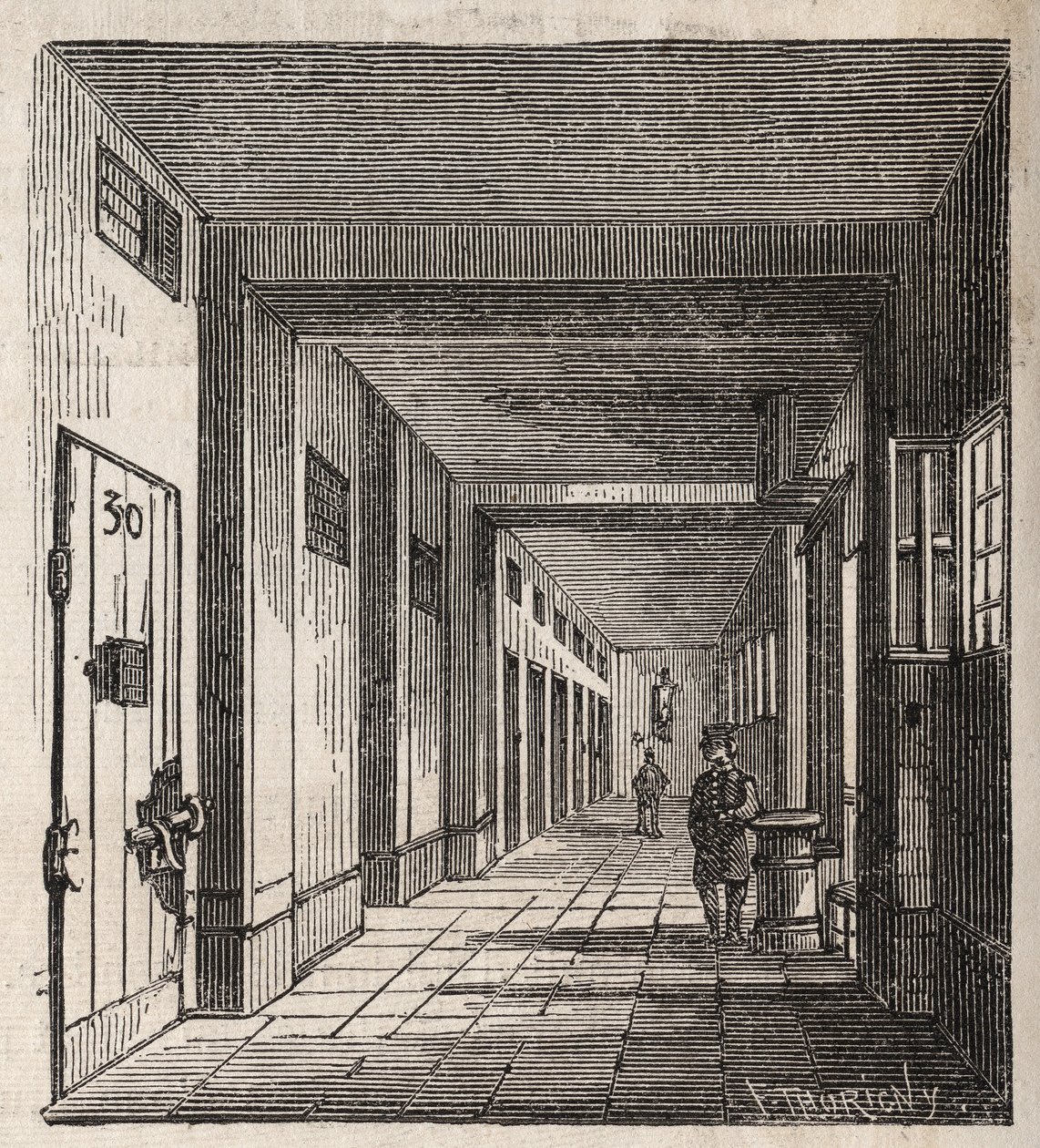 Paris - Prison de la Petite Roquette (Prison for Women and Adolescents) by Felix (after) Thorigny