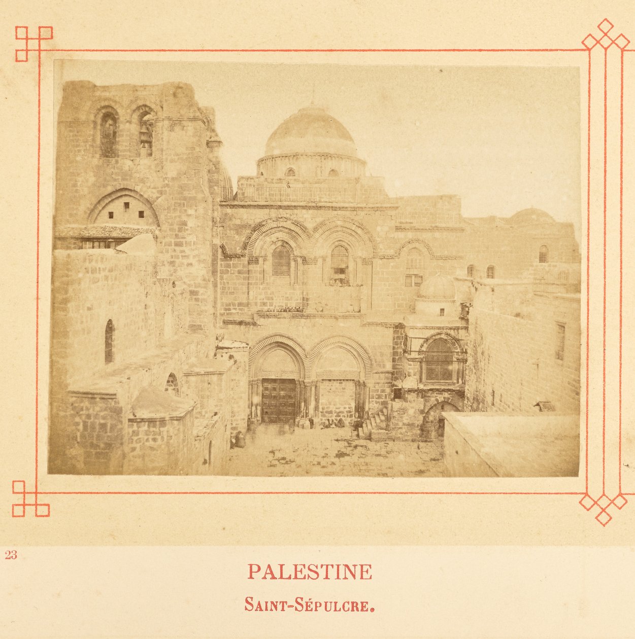 Holy Sepulchre by Félix Bonfils
