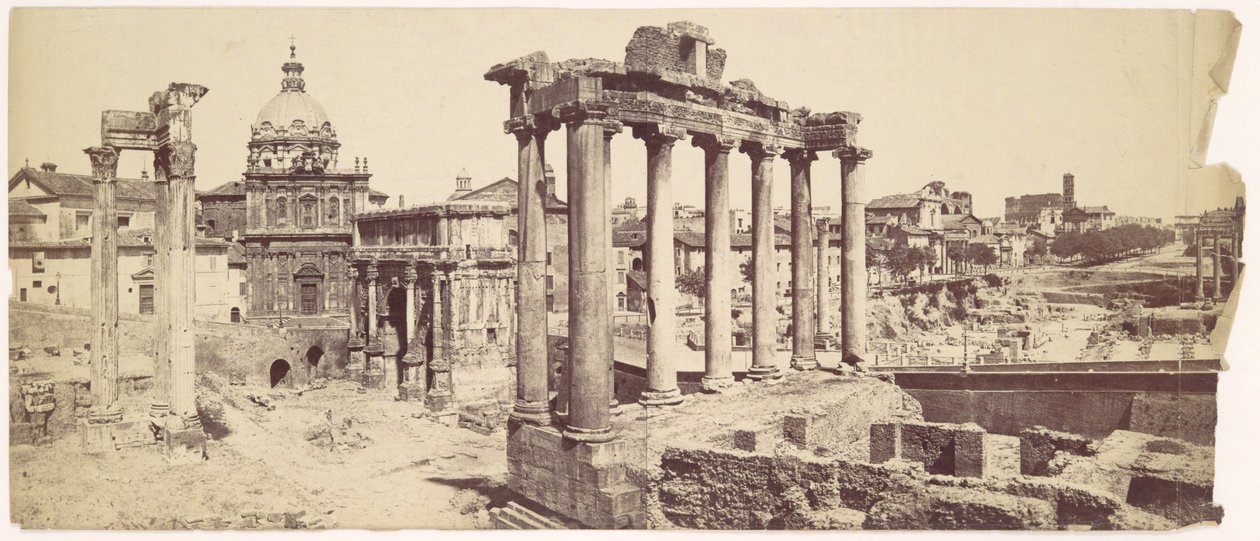 The Roman Forum by Félix Bonfils