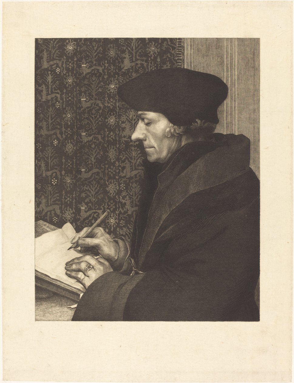 Erasmus by Felix Bracquemond