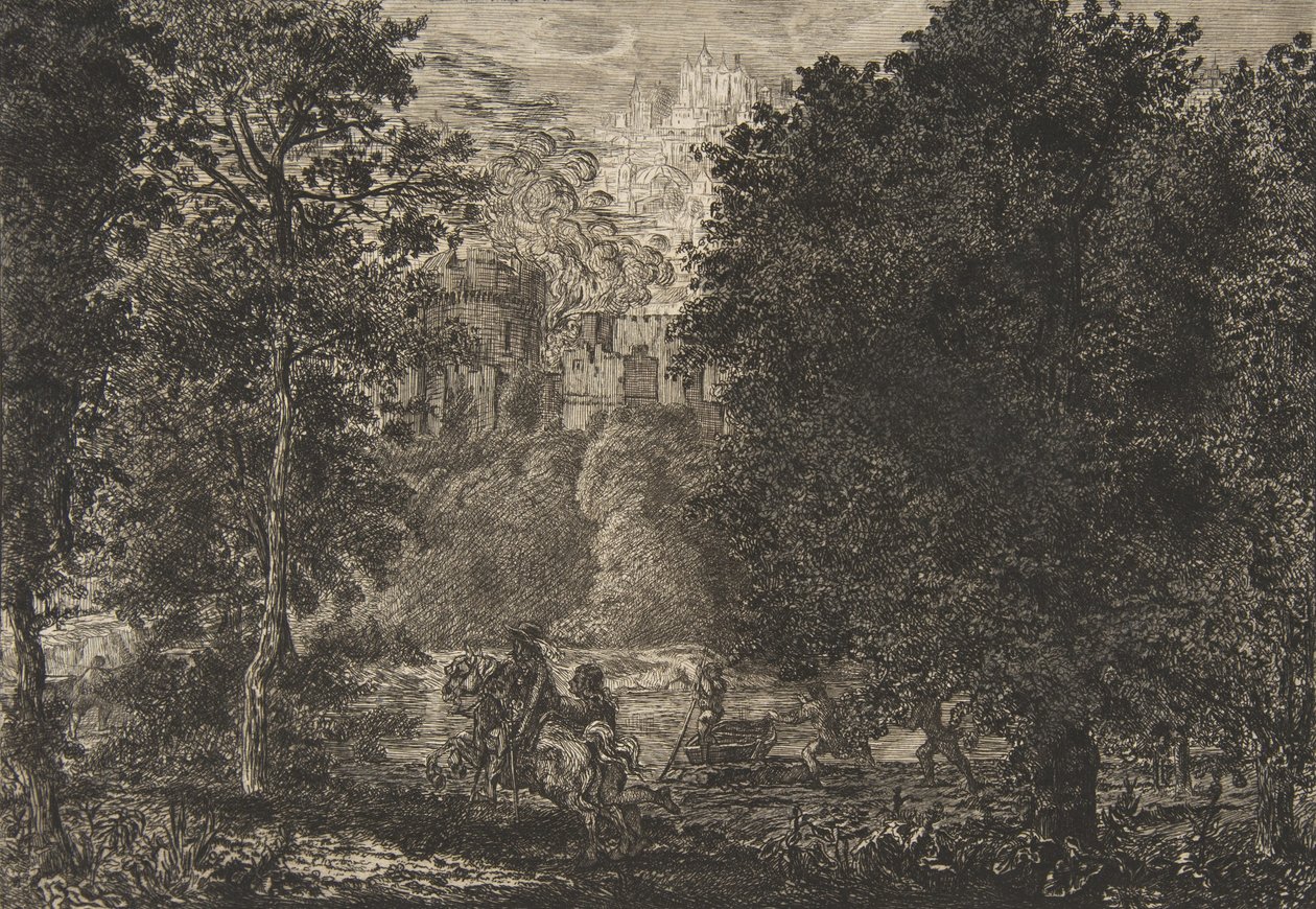 The Flame is Near the Fire, about 1853-5 by Felix Bracquemond