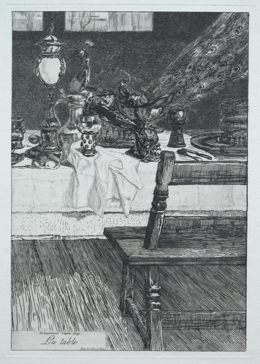 The Table by Felix Bracquemond
