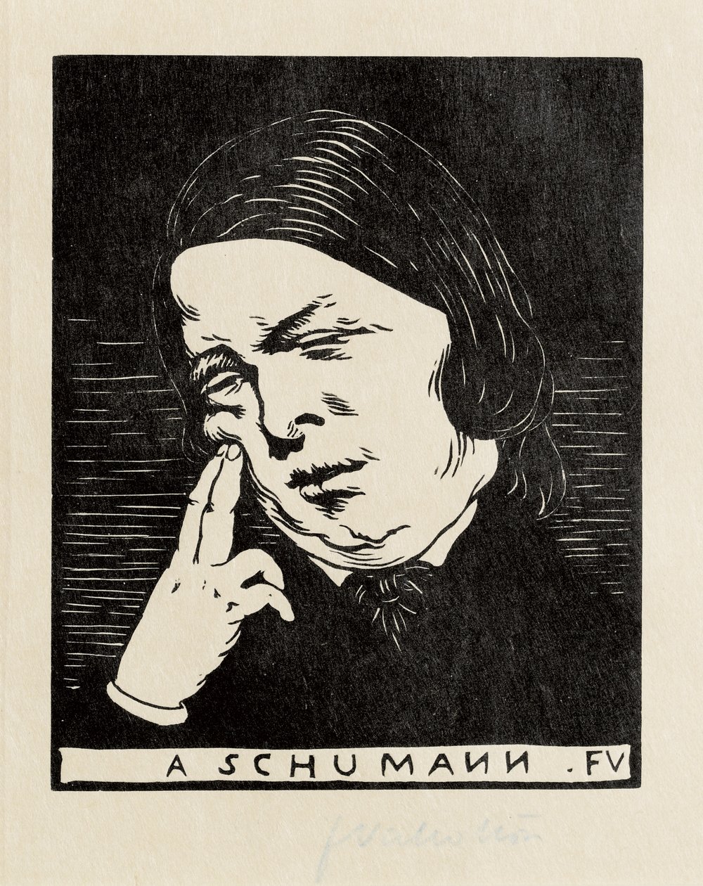 To Schumann by Felix Edouard Vallotton