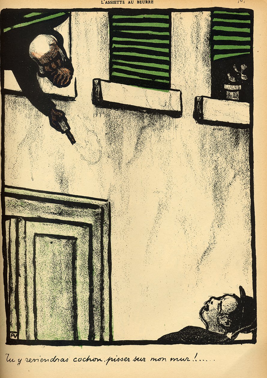 A Bourgeois Fires from His Window on a Passerby (from 