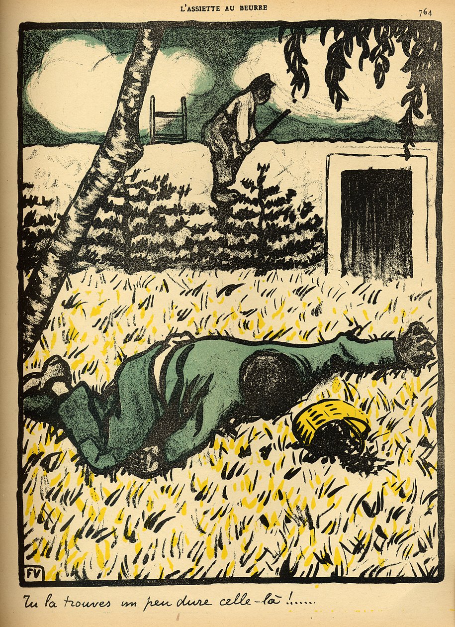 A Peasant Shoots a Tramp Caught Stealing Plums from His Tree, from 