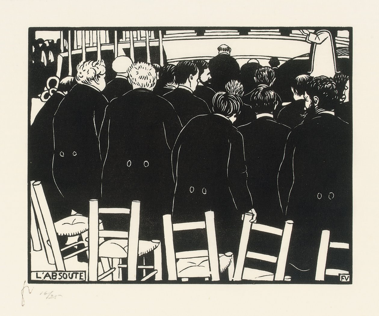 Absolution by Felix Edouard Vallotton