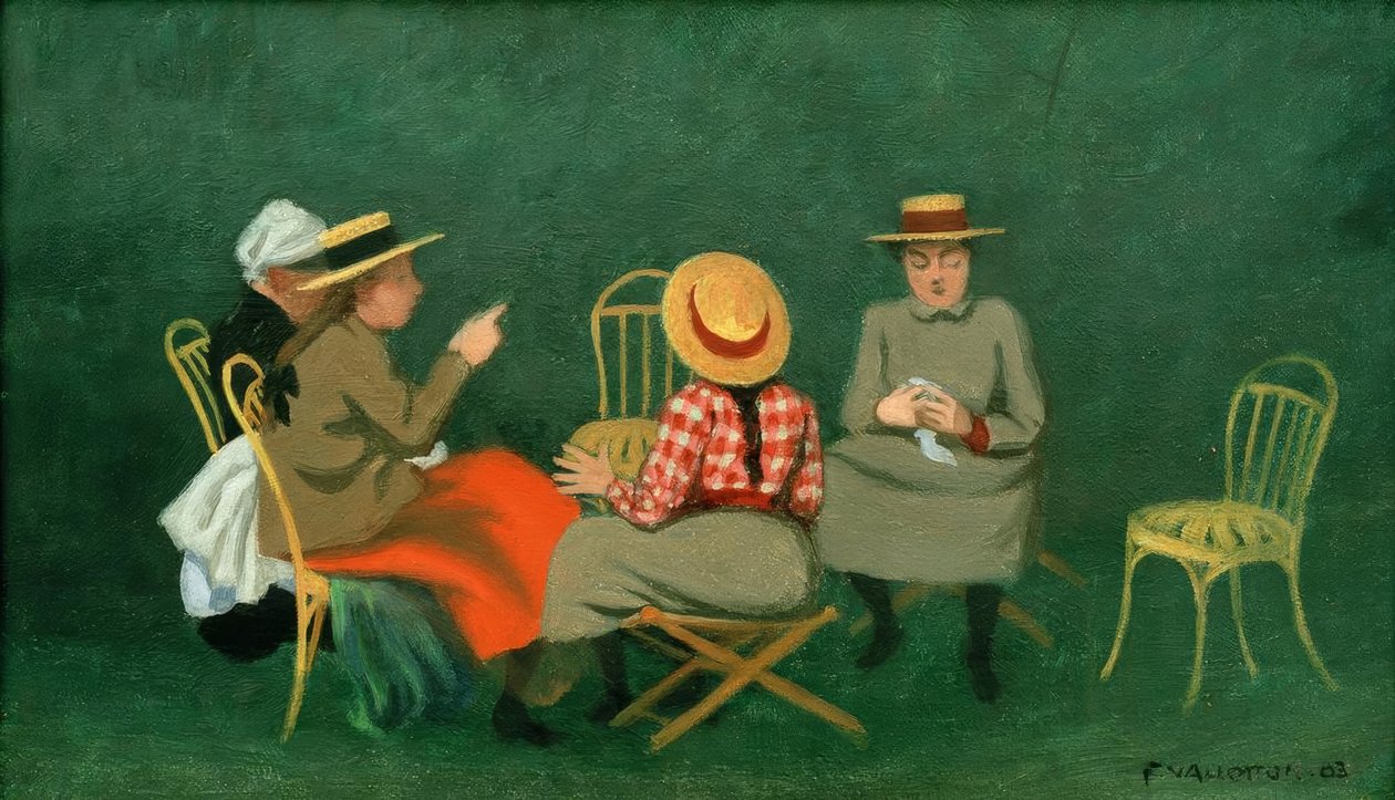 In the Bois de Boulogne by Felix Edouard Vallotton