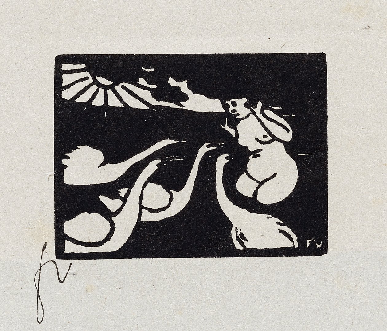 Bather with Swans, X from 