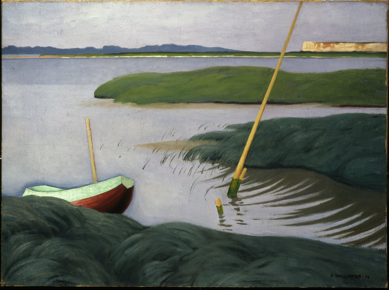Boat at Berville by Felix Edouard Vallotton