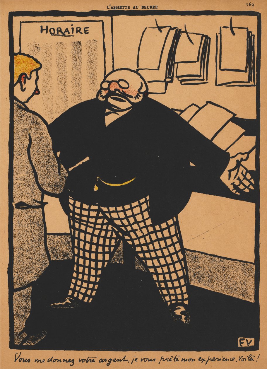 Crimes and Punishments XII: You Give Me Your Money by Felix Edouard Vallotton