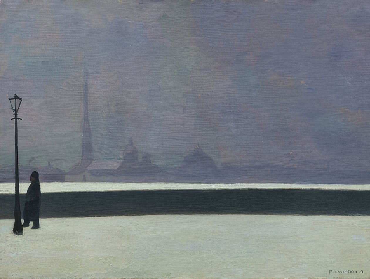 The Neva, Light Mist (La Néva, brume légère). 1913 by Felix Edouard Vallotton