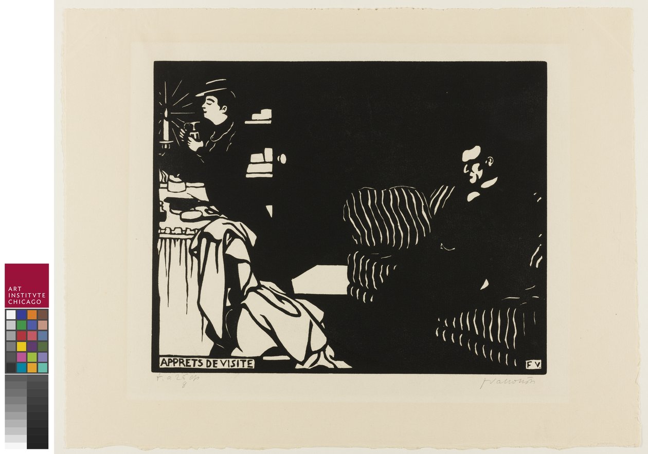 Getting Ready for a Visit, plate eight from Intimacies, 1898 by Felix Edouard Vallotton