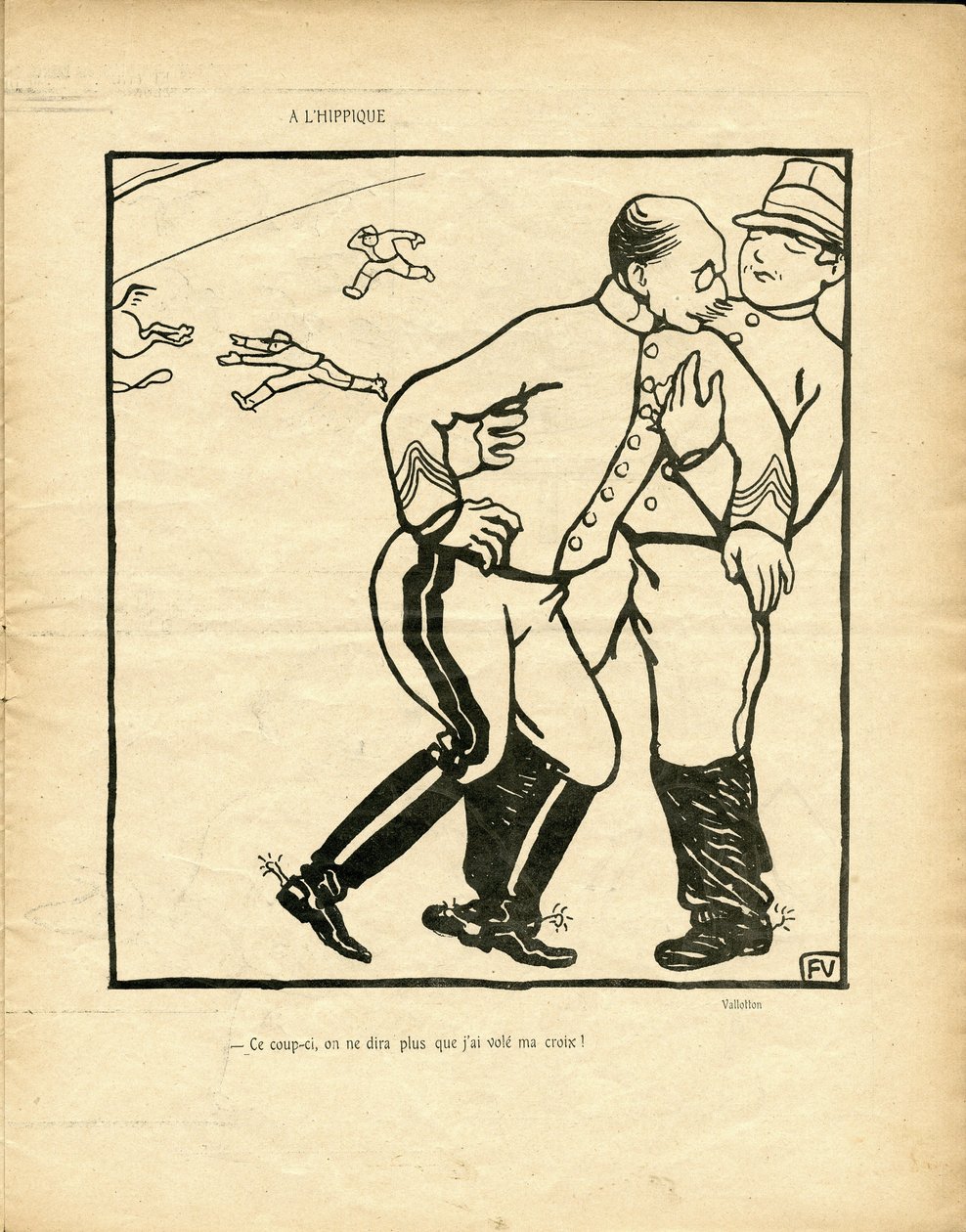 Illustration of Felix dit Vallotton by Felix Edouard Vallotton