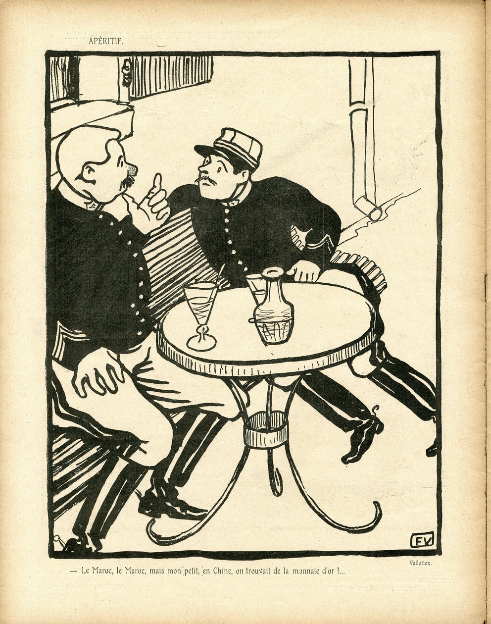 Illustration of Felix dit Vallotton by Felix Edouard Vallotton
