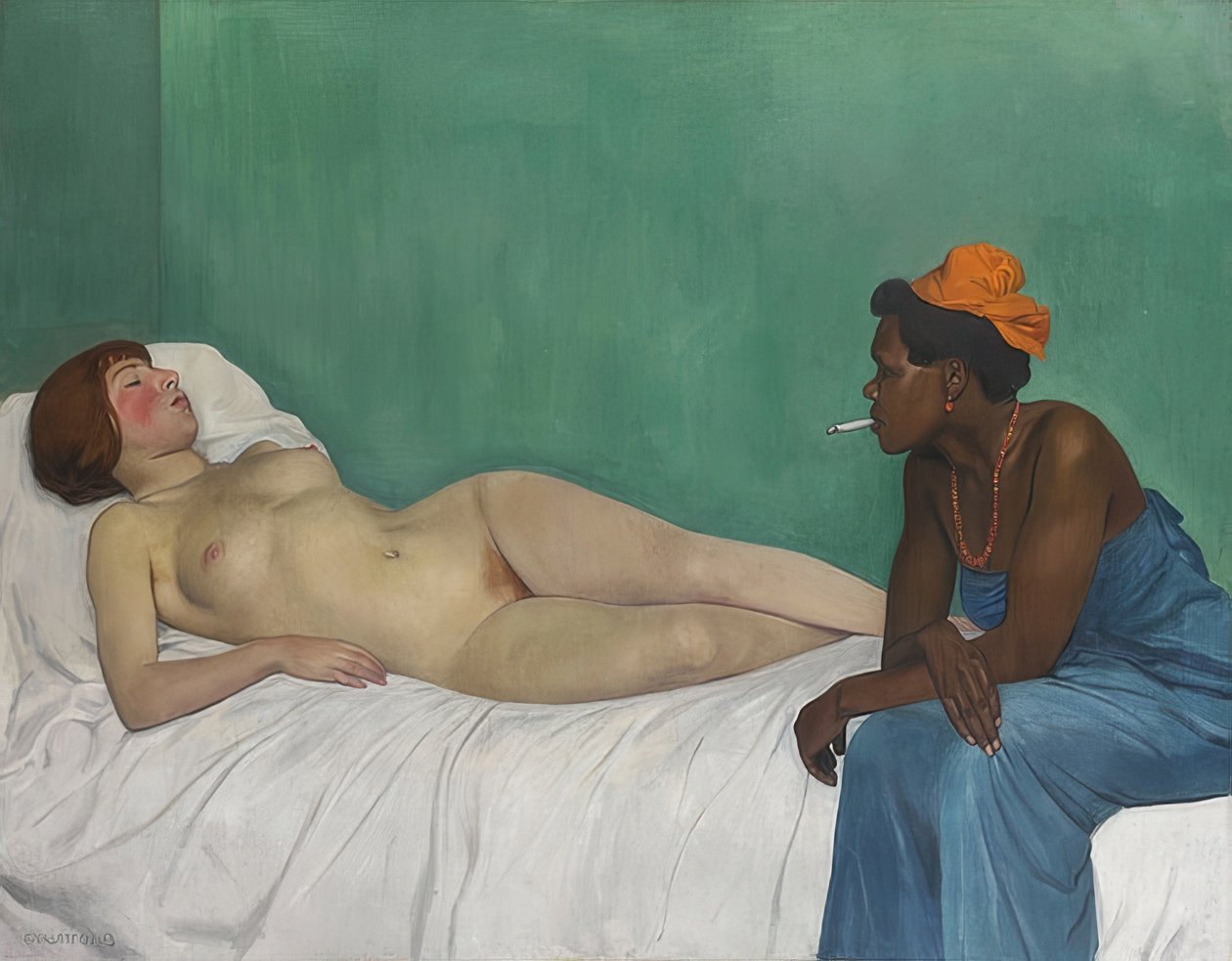 The White and the Black by Felix Edouard Vallotton