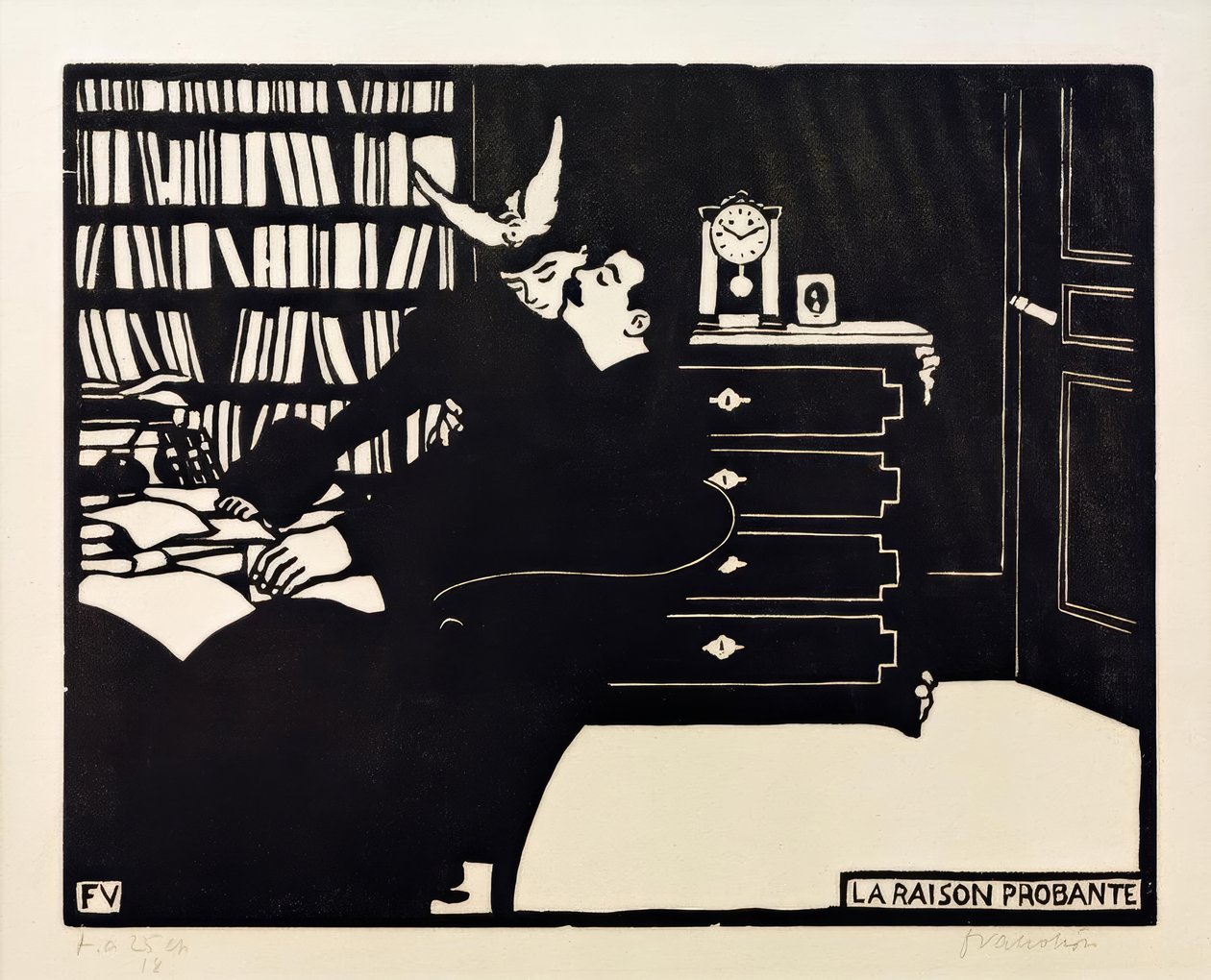 The Convincing Reason by Felix Edouard Vallotton