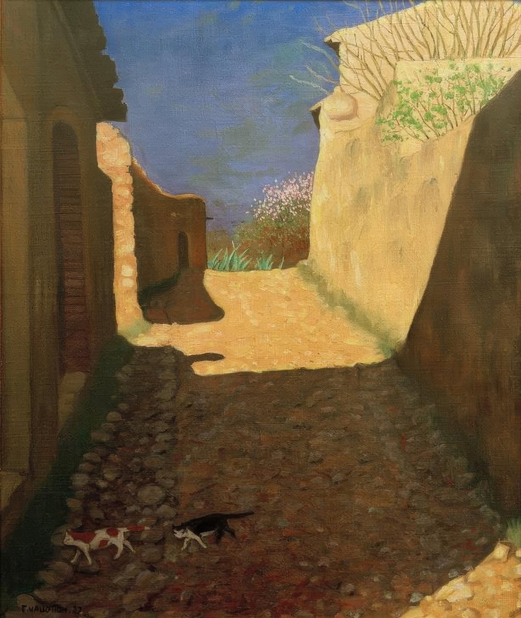 The Sunny Street by Felix Edouard Vallotton