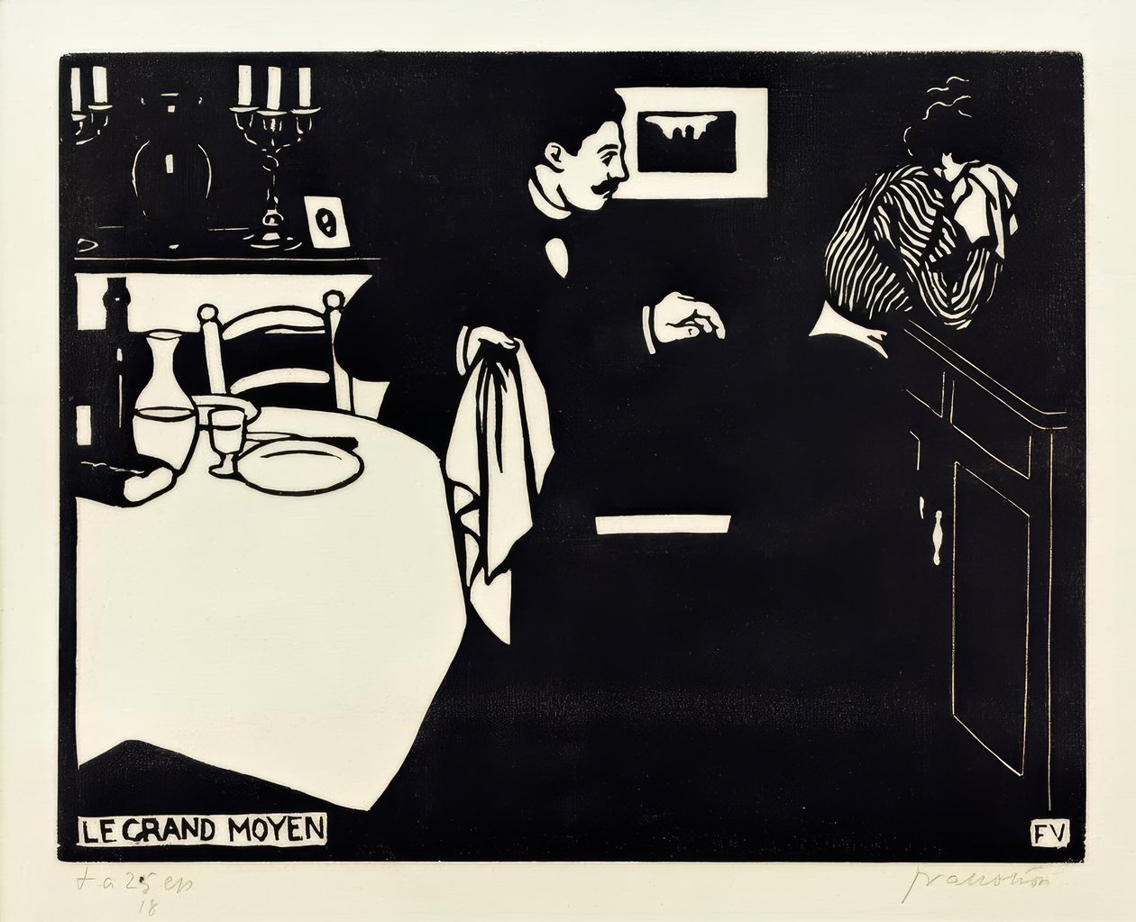 The Great Means by Felix Edouard Vallotton
