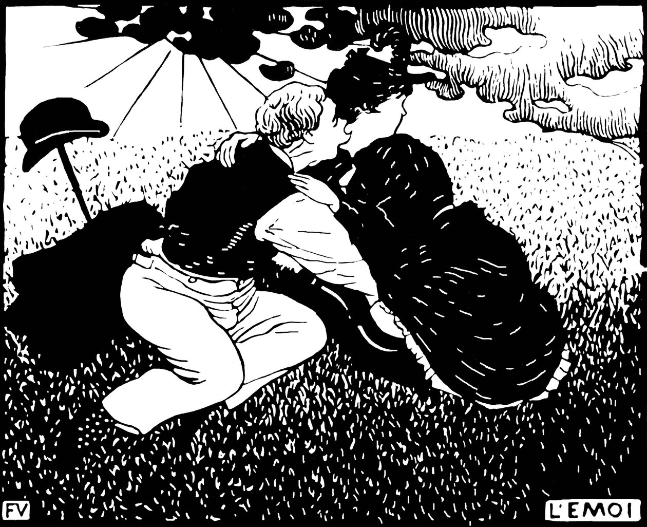 The Stir by Felix Edouard Vallotton